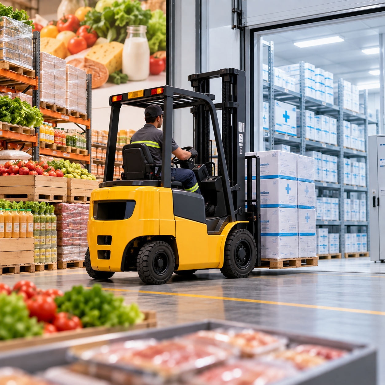 Segmentos alimentícios e farmacêuticos, conforme especificação